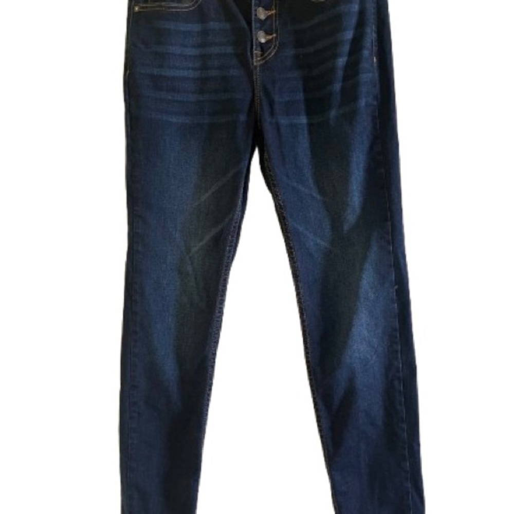 Vigoss Blue High Rise Jeans with Slim Fit